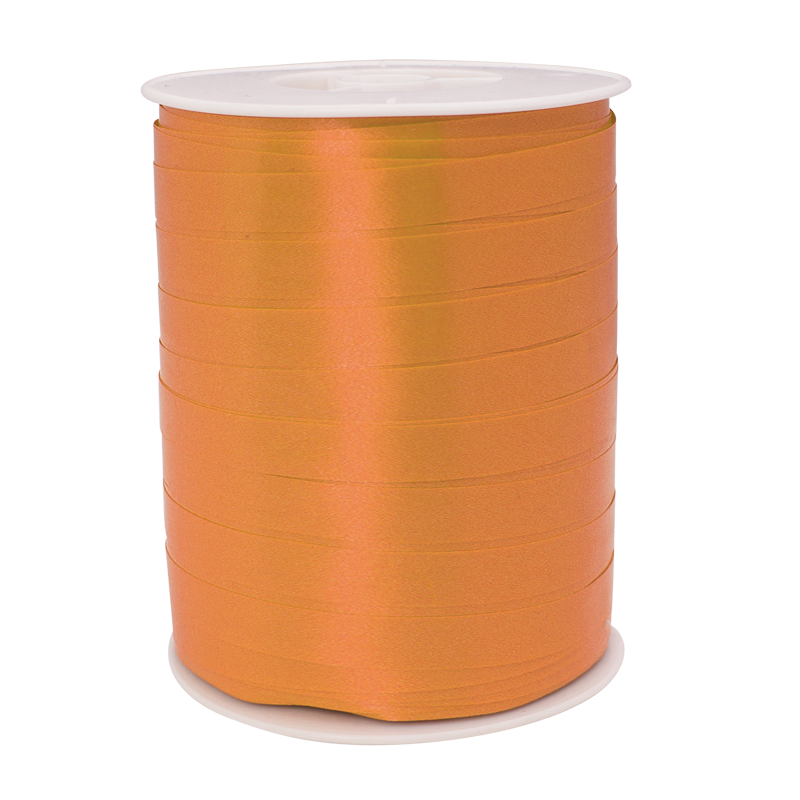 Geschenkband, 10 mm, Rolle mit 250 m, Orange