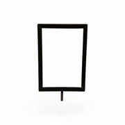 Schildrahmen, A5, Metall, schwarz