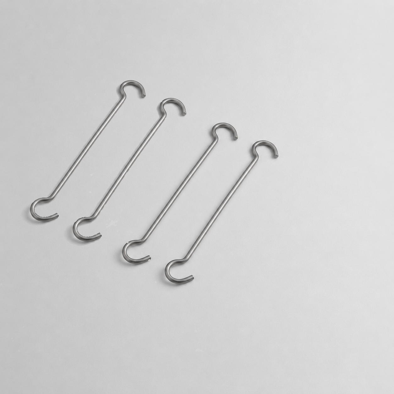 Doppelhängehaken 15 cm, 4er-Pack