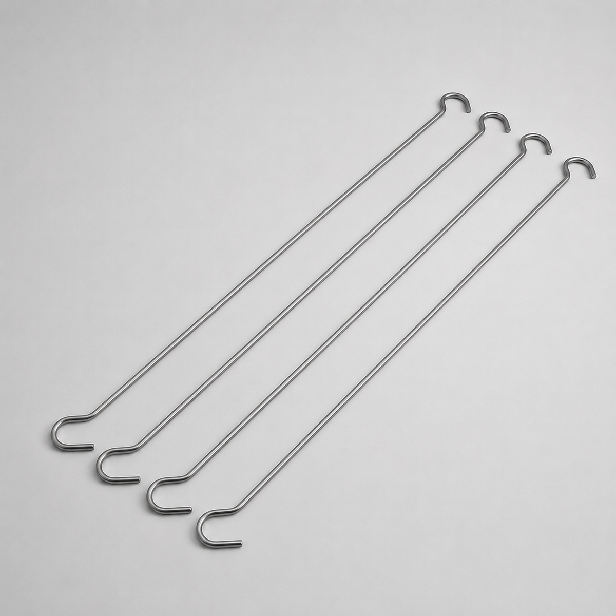 Doppelhaken zum Aufhängen, 41 cm, 4er-Pack