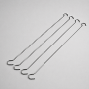 Doppelhaken zum Aufhängen, 41 cm, 4er-Pack