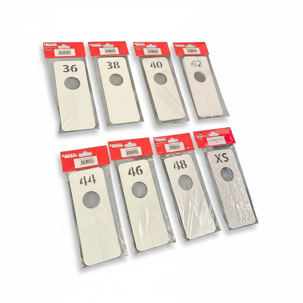 Langer weißer Größenunterteiler, Gr. 36