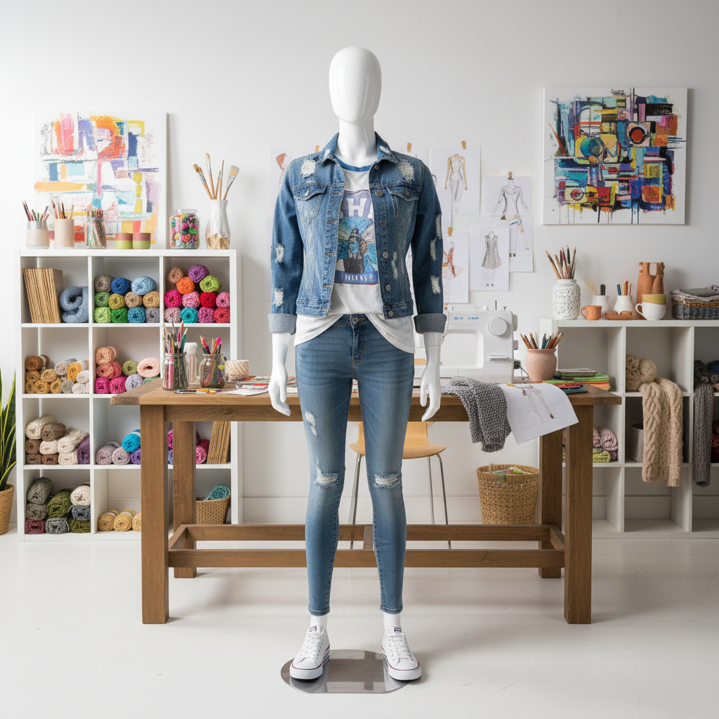 Teenager-Mannequin, Mädchen. H166 cm.