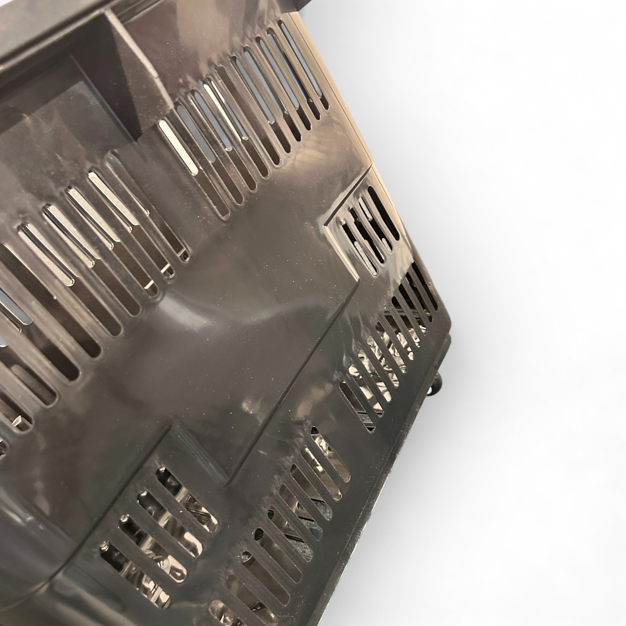 Einkaufswagen 55 Liter mit Ziehgriff und Rädern.