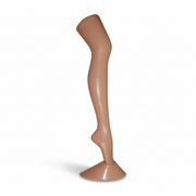 Damenfüße in Strümpfen. Nude mit nacktem Fuß, Höhe 82 cm.