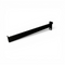 Gerade Fronthalterung für Kühlergrill. Schwarz – 30 cm