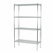 Bücherregal – TUBO (B 122 x T 46 x H 220 cm) – Chrom