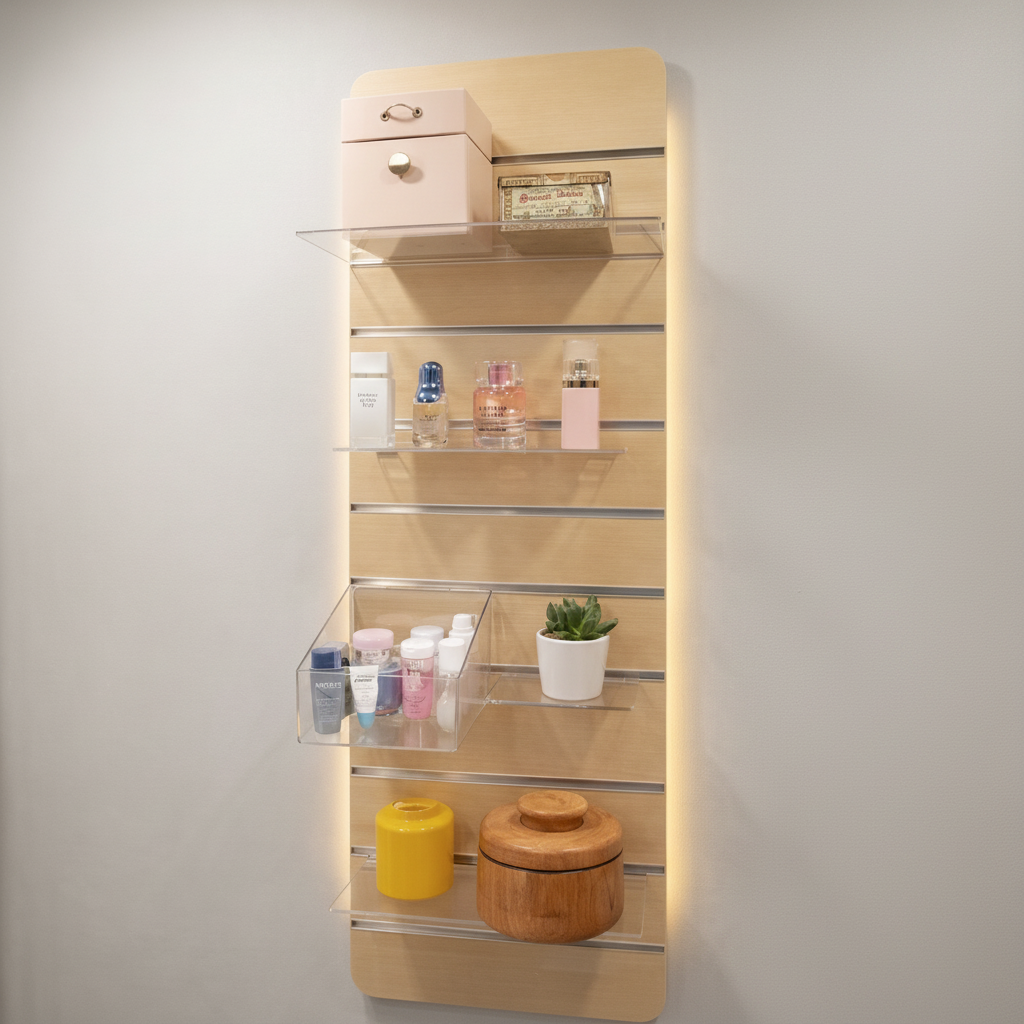 Lamellenwand für Kleinteile mit Zubehör