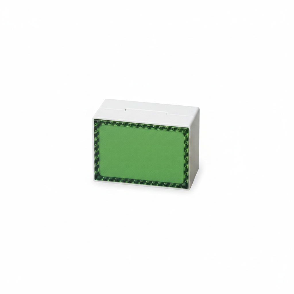 Pappschild, 8x6 cm - Grün/Schwarz. 100 Stück.