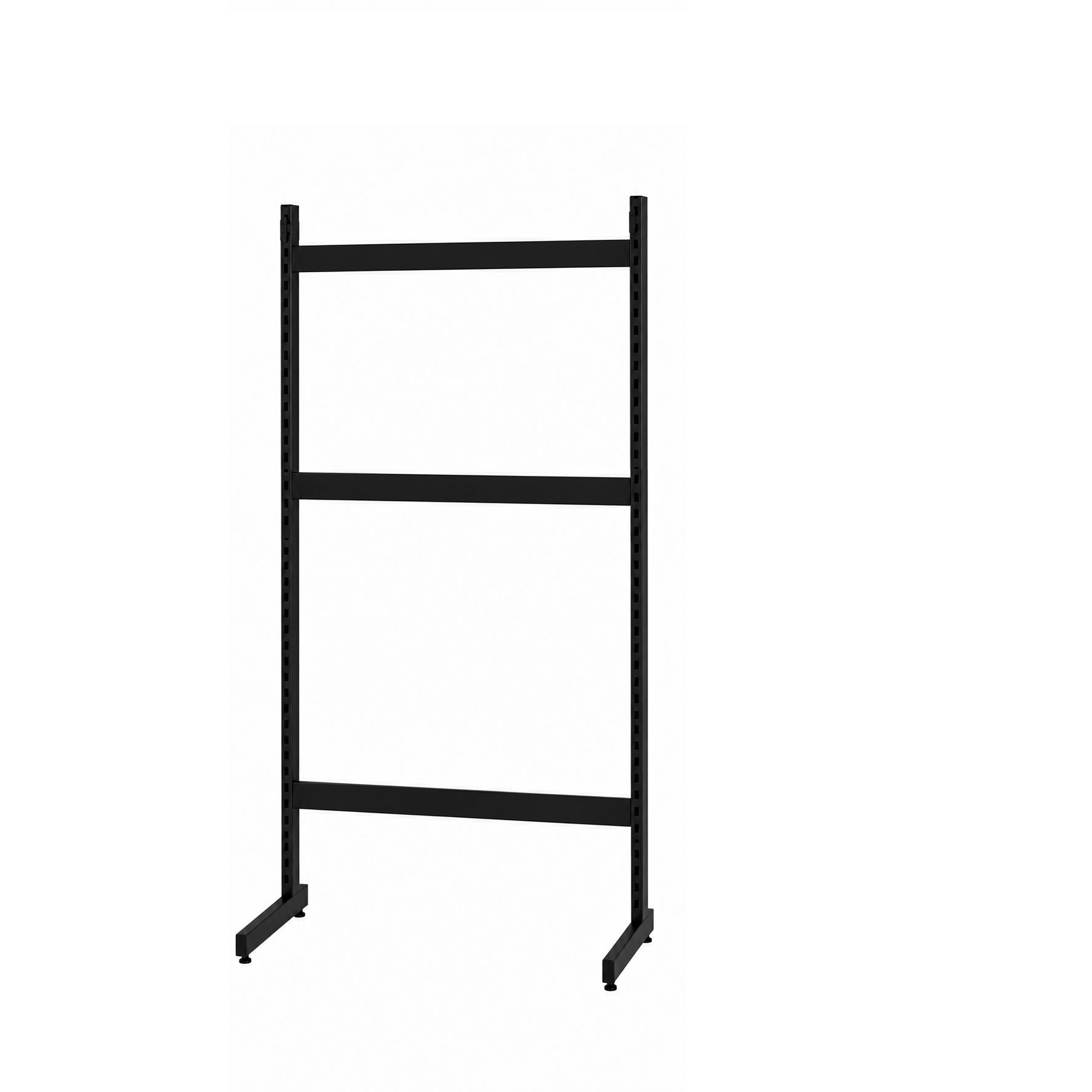 Gestell, L-Gondel, schwarz, B 97 x H 217,50 cm