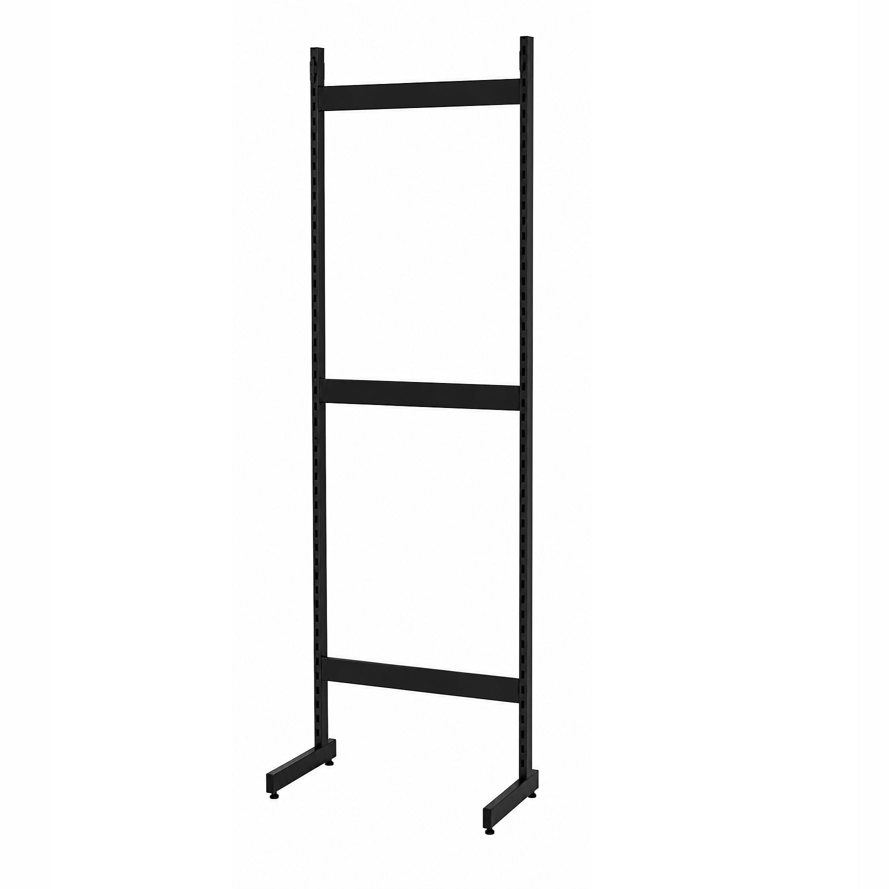 Gestell, L-Gondel, schwarz, B 67 x H 247,50 cm