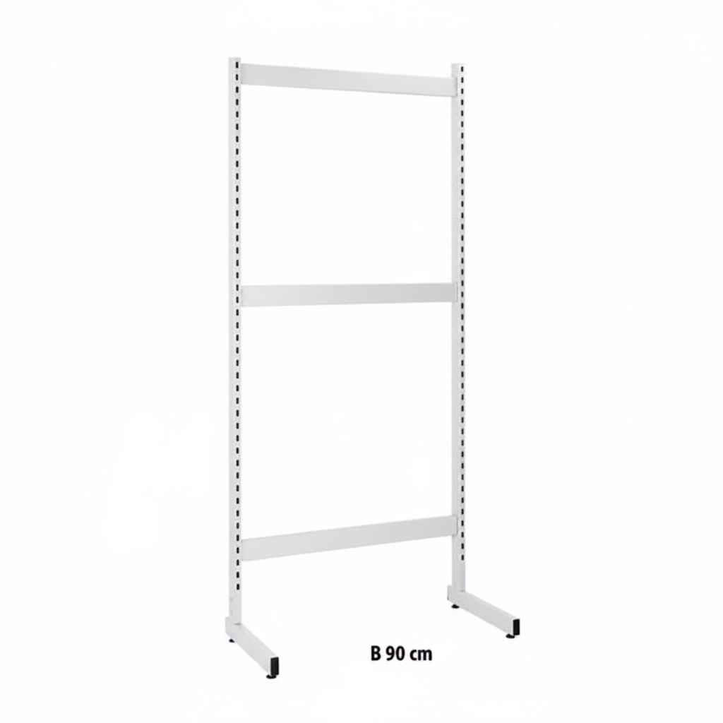Framework, L-gondel, weiß, B97 x H247,50 cm. Siehe weitere Farben