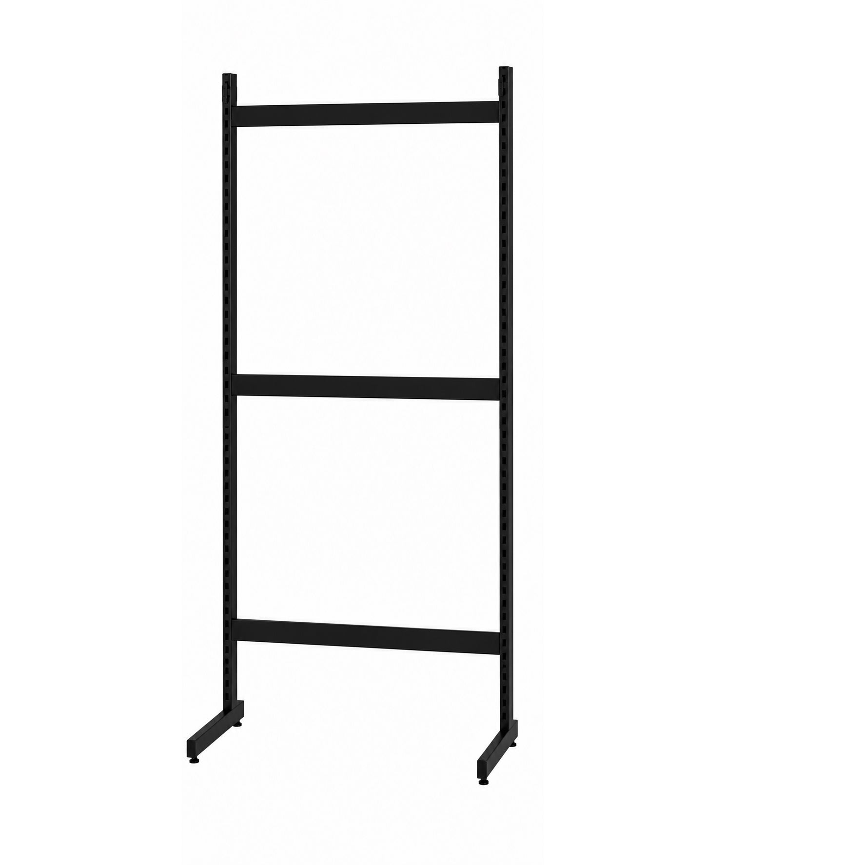 Gestell, L-Gondel, schwarz, B 97 x H 247,50 cm