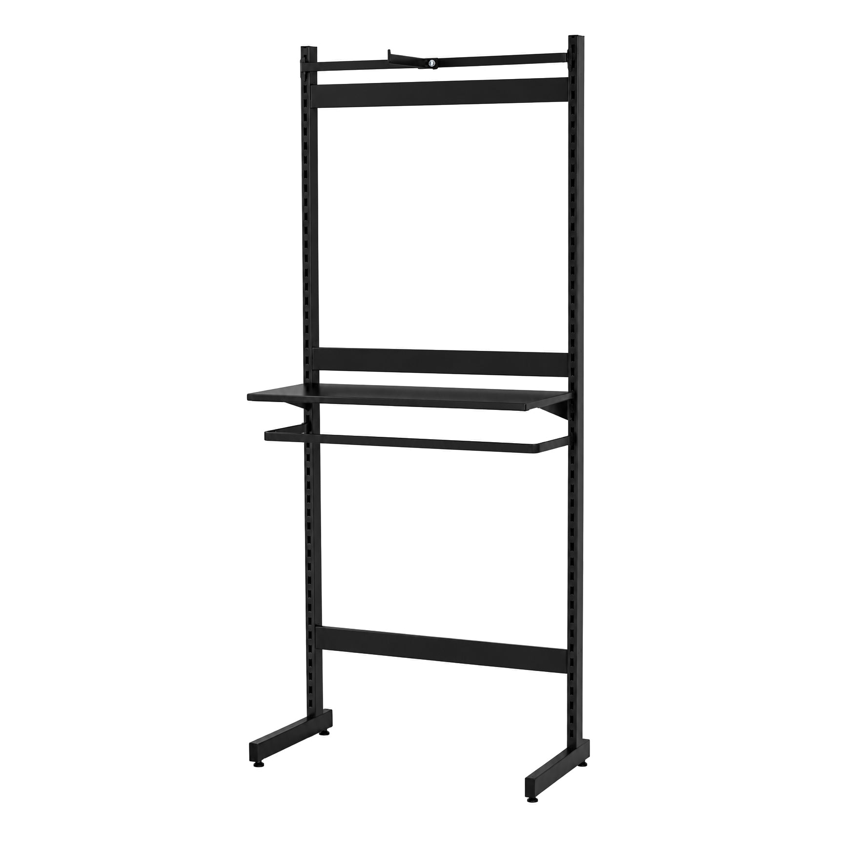 Gestell, L-Gondel, schwarz, B 97 x H 247,50 cm