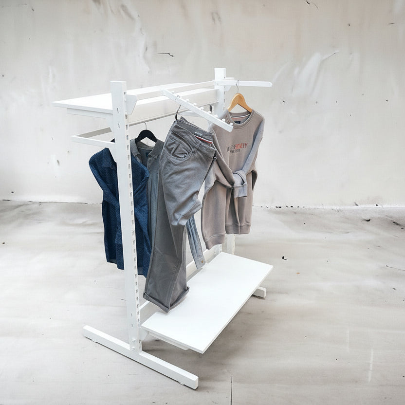 Rahmen, T-Gondel, weiß, D97 x H147,50 cm