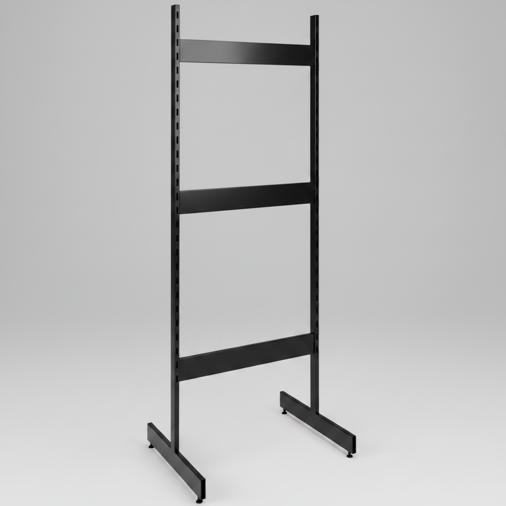 Rahmen, T-Gondel, schwarz, D67 x H217,50 cm