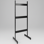 Rahmen, T-Gondel, schwarz, D67 x H217,50 cm