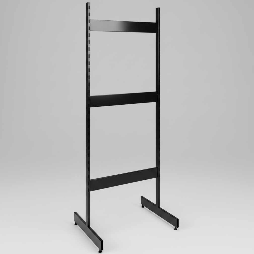 Rahmen, T-Gondel, schwarz, D67 x H247,50 cm