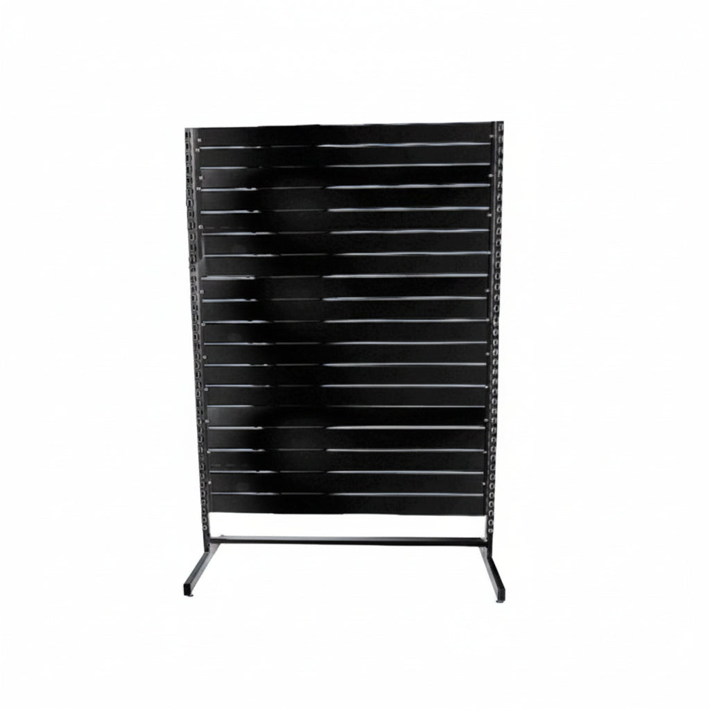 Gondelwagen, einseitig, Standardpaneel, schwarz, B 127 x T 40,5 x H 217 cm