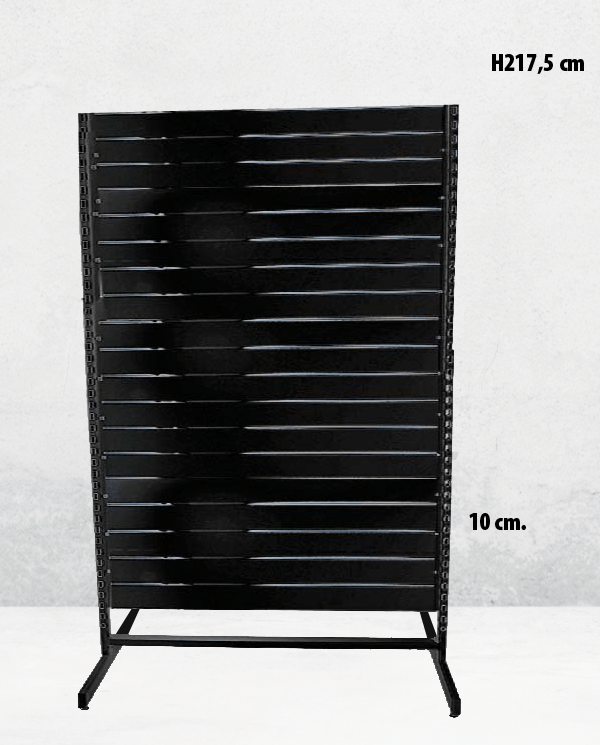 Paneelgondel, doppelseitig, Standardpaneel. Weiß, B 127 x T 76 x H 217 cm