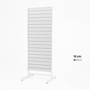 Paneelgondel, doppelseitig, Standardpaneel, weiß, B 67 x T 76 x H 217 cm