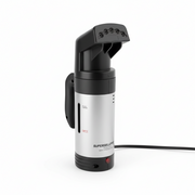 E8, handlicher Steamer, in unter 2 Min. einsatzbereit - für Reisen und Messen
