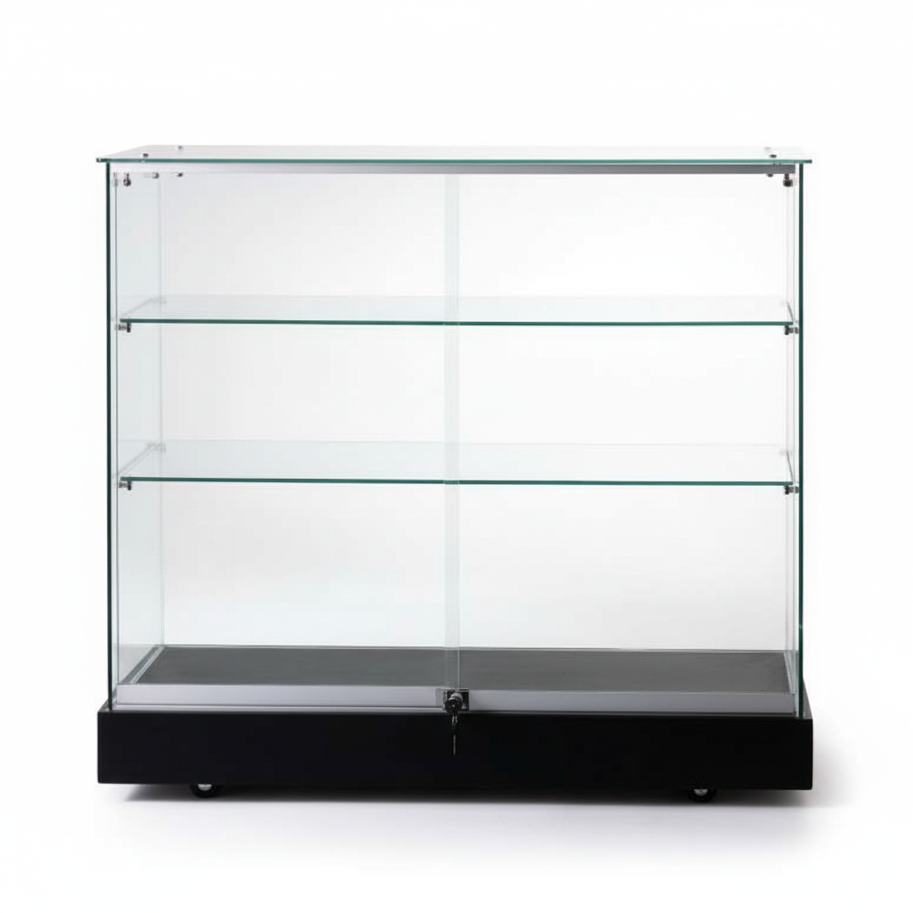 Vitrine - Disk - Toscana 3. B 102 x T 46 x H 90 cm. Schwarz