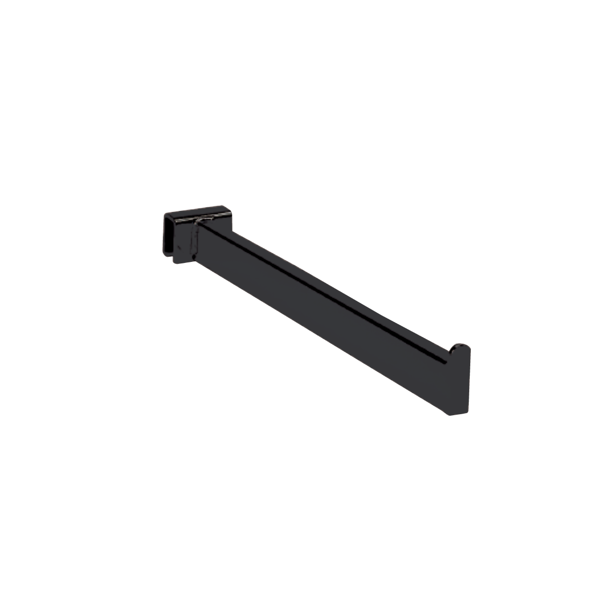 Gerades Frontscharnier. Schwarz, vielseitiges Zubehör – 12 mm