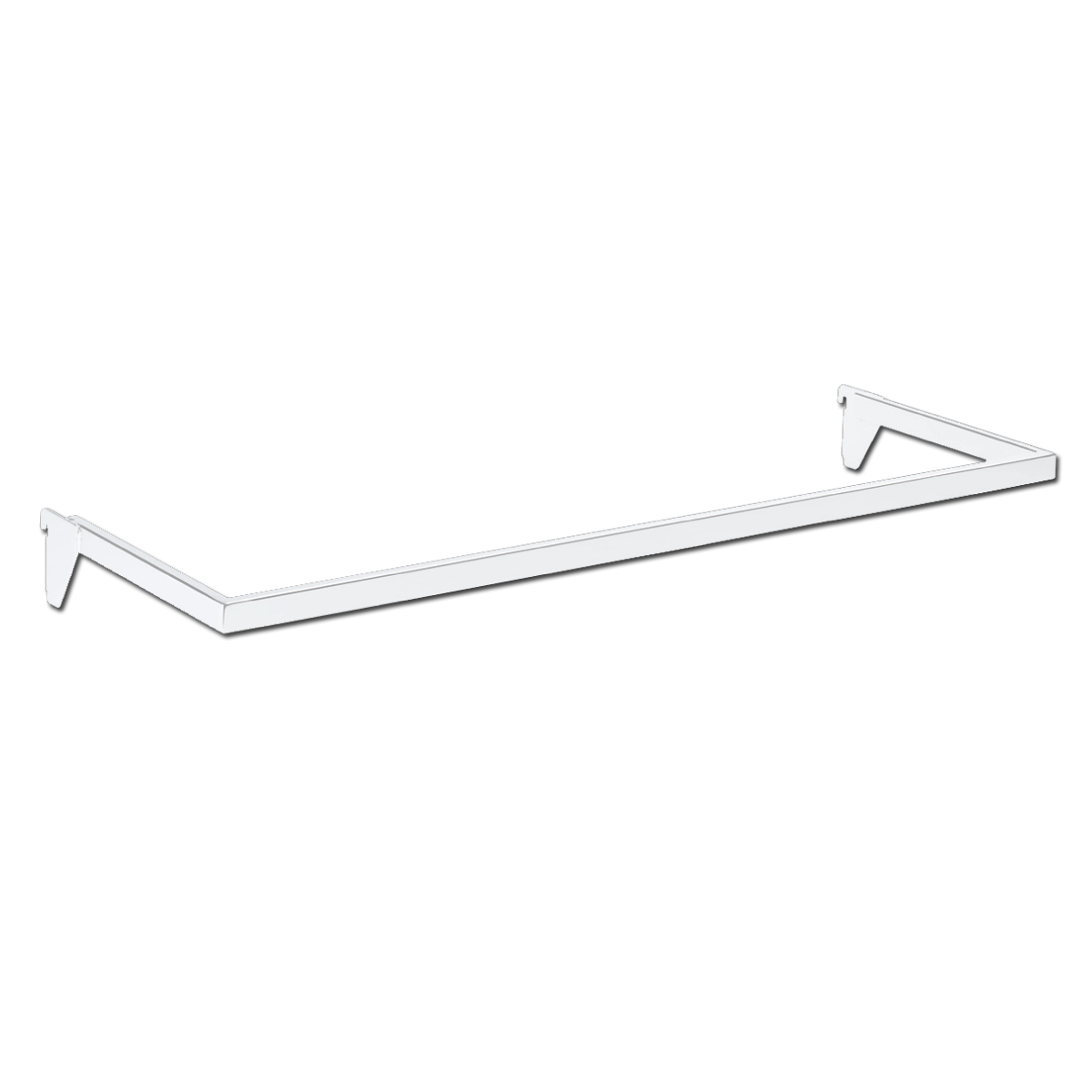 U-förmiger Bügel (91 cm). Weiß, mit verschiedenen Zubehörteilen – 12 mm