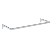 U-förmiger Bügel (91 cm). Verchromt, mit verschiedenen Zubehörteilen – 12 mm