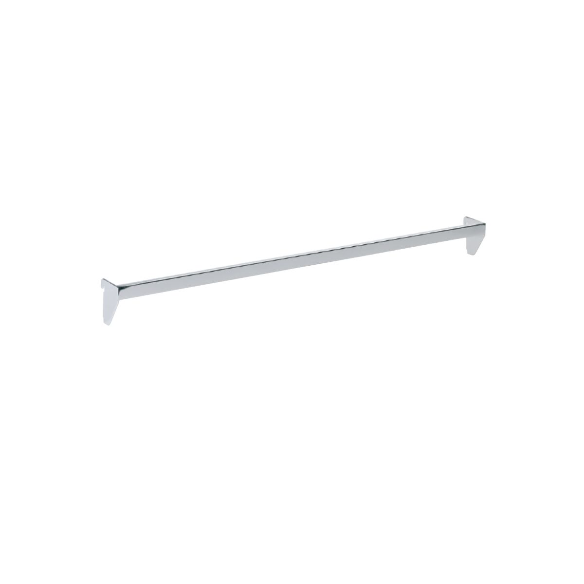 Dekostange (91,5 cm). Verchromt, mit verschiedenen Zubehörteilen – 12 mm