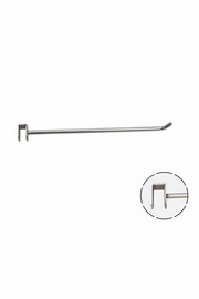 Warenhaken, verchromt, 30 cm, extra stark, mit verschiedenen Zubehörteilen – 12 mm