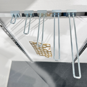 Eurohaken, für 12 mm Dekostangen, verzinkt, 15 cm