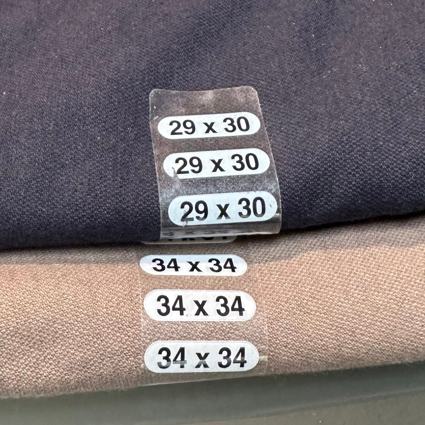 Größenetiketten Jeans Gr. LUXUS - 240 St. Größe wählen