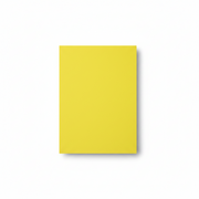 Schildpapier, unbedruckt, A5, gelb, 50 St. pro Packung