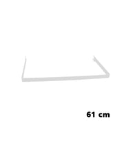 Hvid U-bøjlestang 61 cm til SuperSkinne