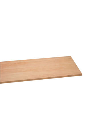 Ahorn melaminhylde til SuperSkinne, 91 x 37 cm