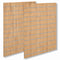 Lamellenwand - Standard (120 x 240 cm) - Eichenoptik mit Alu-Leisten