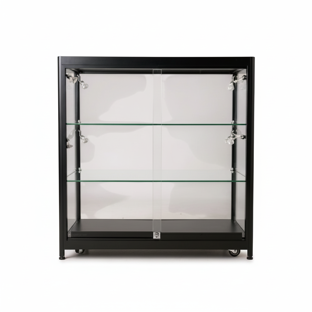 Showcase H90 - Schwarz - Pisa niedrig