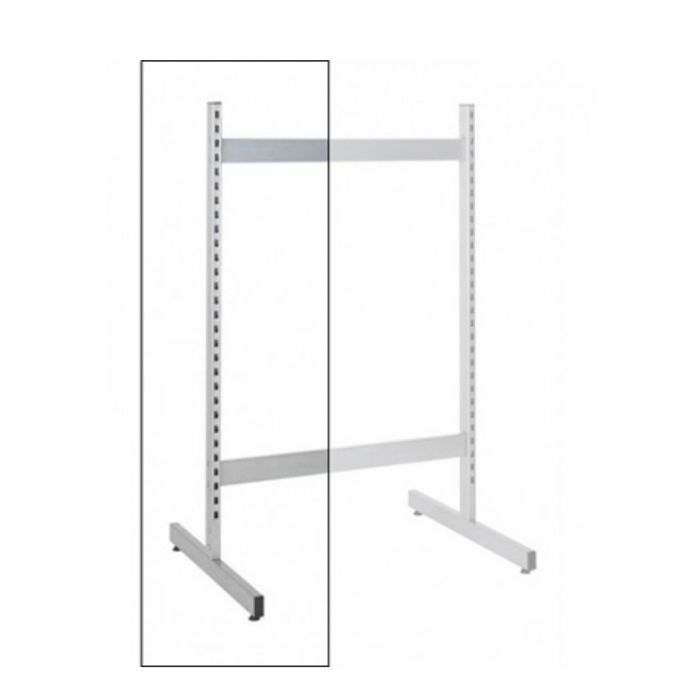 T-Säule, weiß, Sockel 75 cm, 140 cm