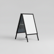 A-Schild mit Klapprahmen 50 x 70 cm – schwarz