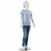 Schaufensterpuppe für Mädchen, 9-10 Jahre. Modelliertes Haar.