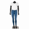 Damenmannequin, Modell A mit geraden Armen und flexibler Kopfpartie, schwarz. Standard