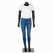 Damenmannequin, Modell A mit geraden Armen und flexibler Kopfpartie, schwarz. Standard