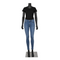 Damenmannequin, Modell A mit geraden Armen und flexibler Kopfpartie, schwarz. Standard