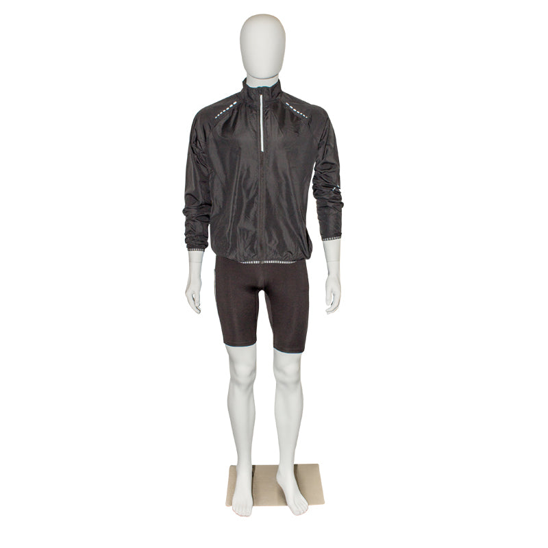Herrenmannequin, Modell C mit geraden Armen und Kopf, weiß. Standard
