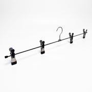 Metall-Klemmbügel (B 60 cm.) - 50 Stk. 4 Klemmen H 7 cm. Schwarz
