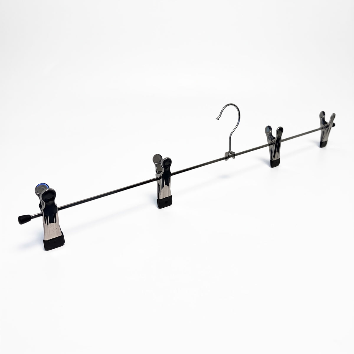 Metall-Klemmbügel (B 60 cm.) - 50 Stk. 4 Klemmen H 7 cm. Schwarz