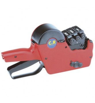 Preisauszeichnungspistole. 3 Zeilen. ROT