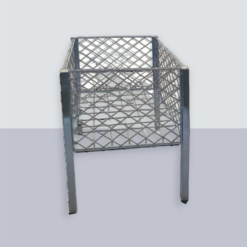 Drahtkorb, 50 cm, mit Rädern